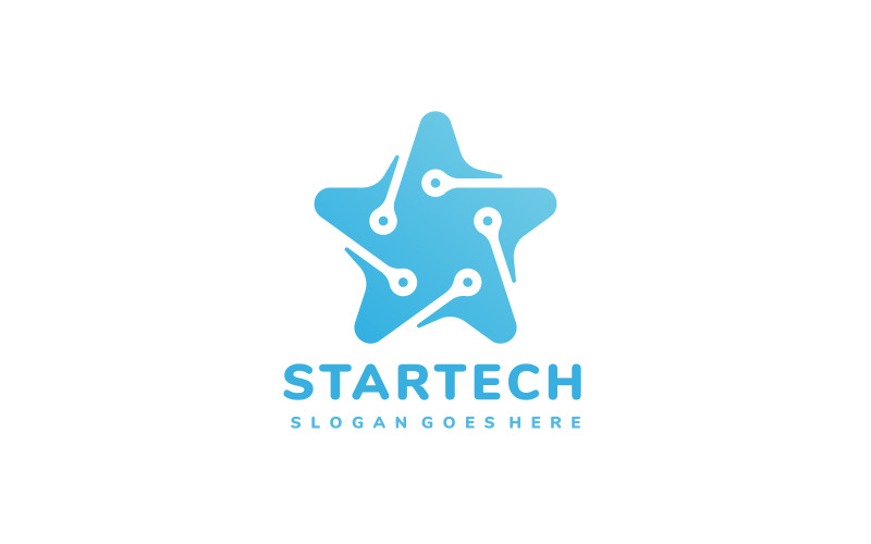 Star Techno Data Logo Design