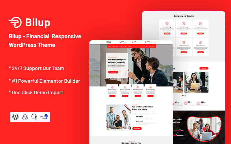 Bilup - 金融 WordPress 主题