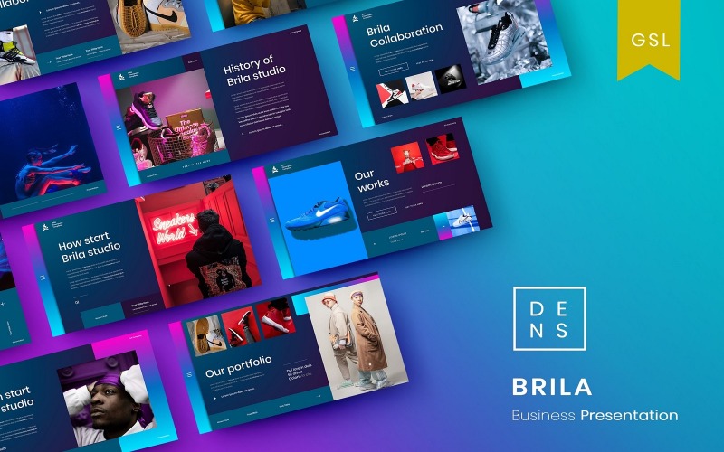Brila - Zakelijke Google Slide-sjabloon