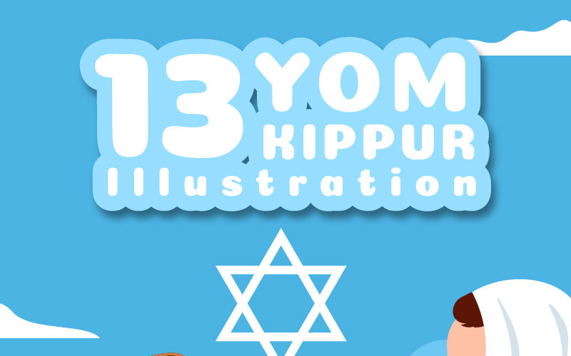 13 Jom-Kippur-Tag-Feier-Illustration