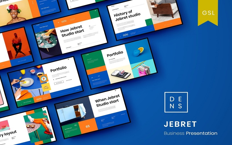 Jebret – šablona prezentace Google pro firmy