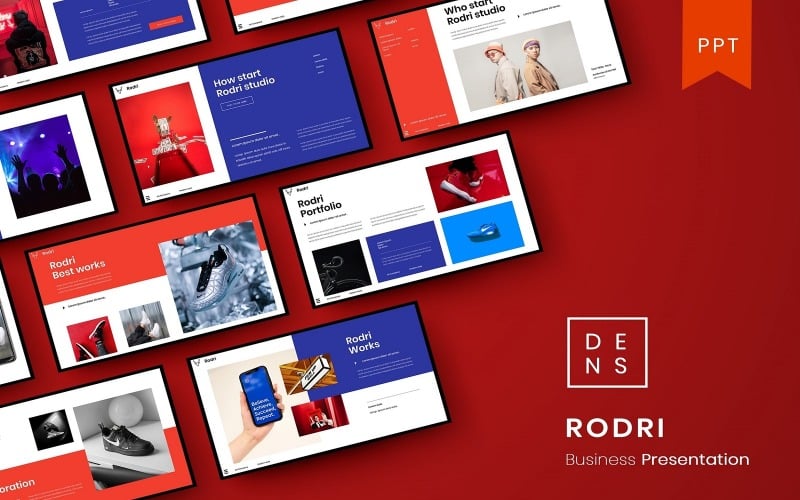 Rodri– Modelo de PowerPoint de Negócios