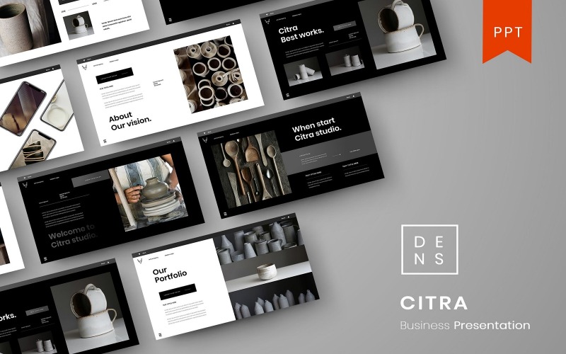 Citra – Modèle PowerPoint d'entreprise