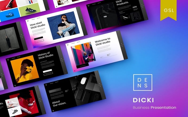 Дикки – Бизнес Шаблоны презентаций PowerPoint