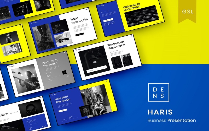 Haris - Business Google Slide Mall