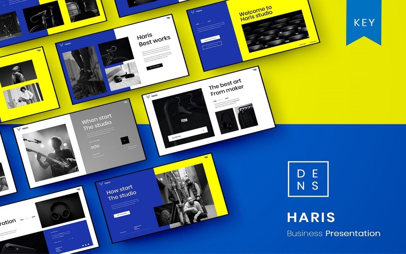 Haris – Modello di nota chiave aziendale