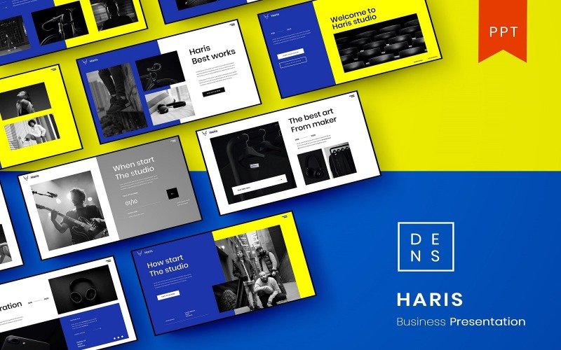 Haris - Sjablonen PowerPoint presentatie