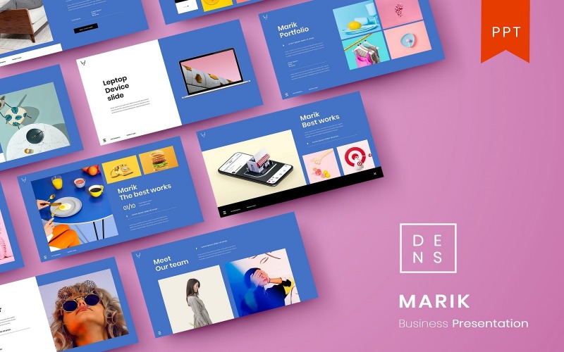 Marik – Modèle PowerPoint d'entreprise