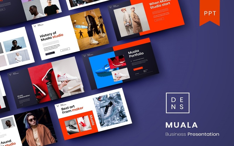 Muala – Шаблон бизнес-презентации PowerPoint