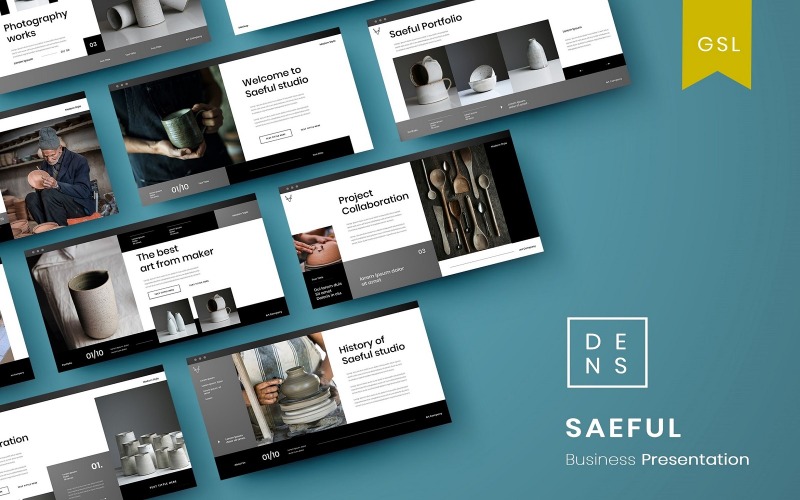 Saeful - Google-Folienvorlage für Unternehmen