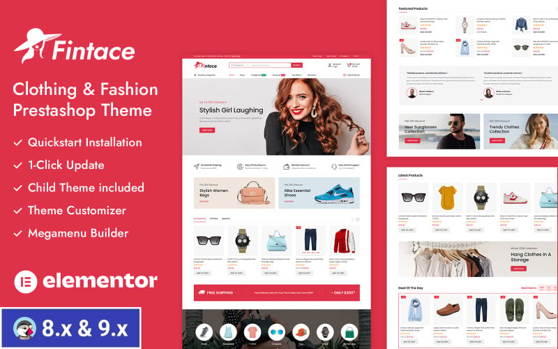 Fintace - Fashion Accessories Prestashop Responsive Theme