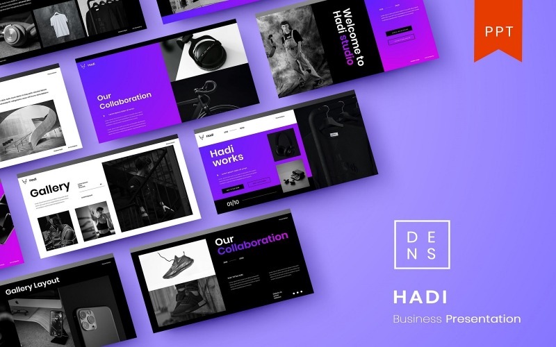 Hadi - Modello di PowerPoint per le imprese