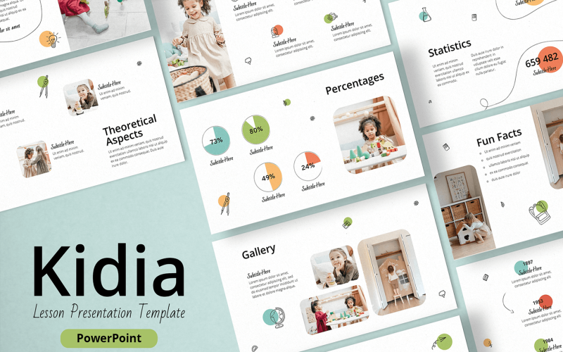 Scuola materna - Modello di presentazione PowerPoint