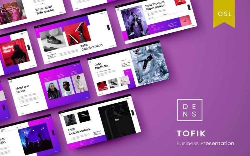 Tofik - Business-Google-Folienvorlage