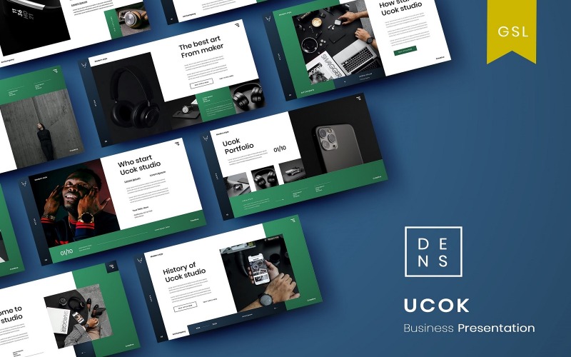 Ucok - Modello di diapositiva Google aziendale