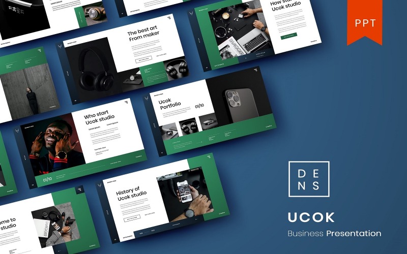 Ucok - Sjablonen PowerPoint presentatie