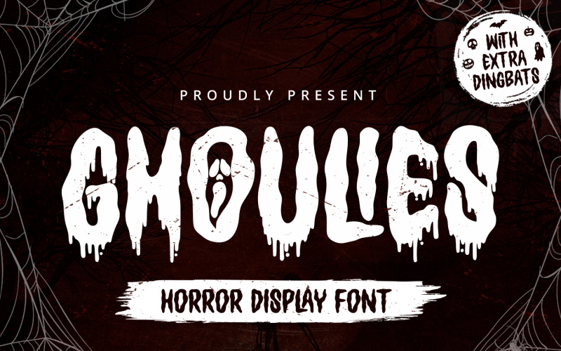 Ghoulies - 恐怖显示字体