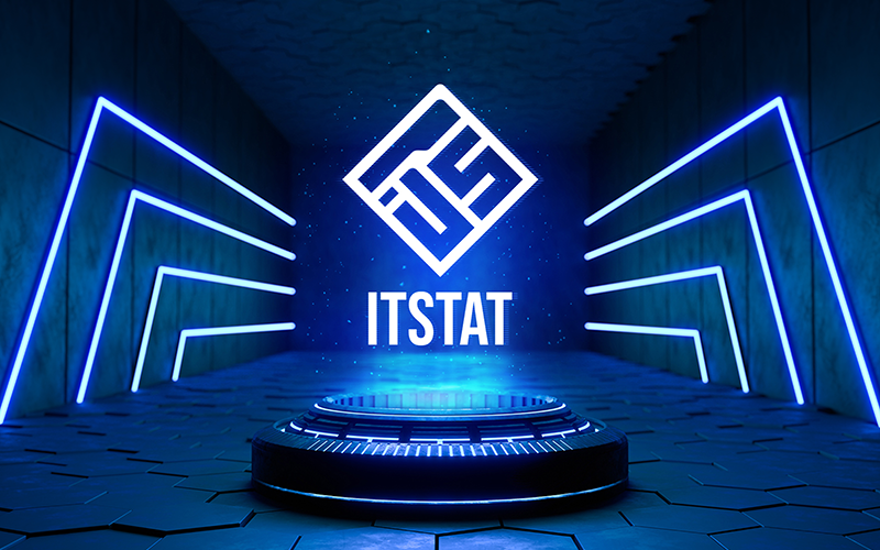 IT Stat Logo Design – Шаблон логотипа IT компании
