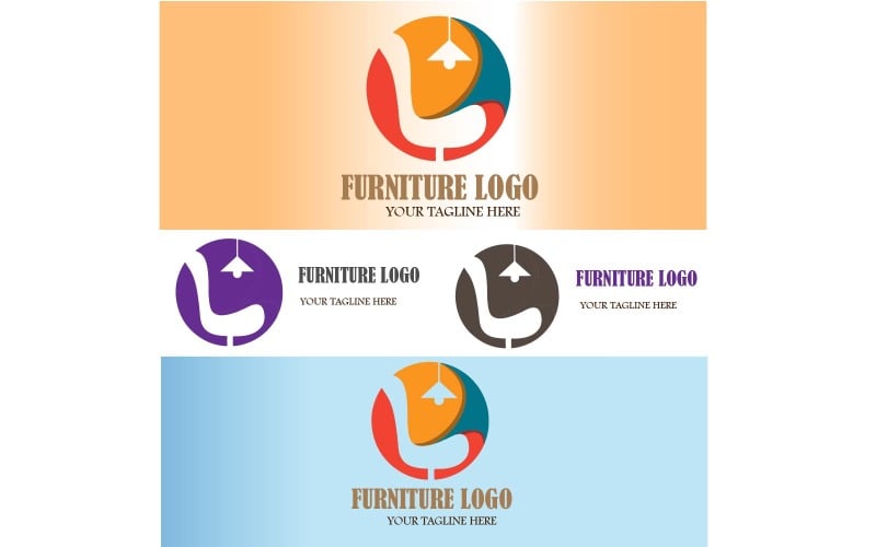 Logotipo de la empresa global de muebles