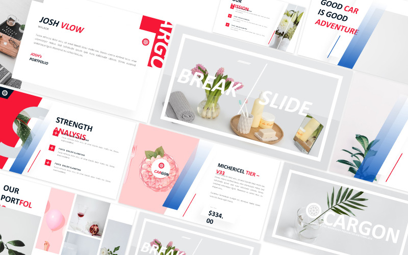 Cargon Garage & Autowerkstatt Powerpoint-Vorlage