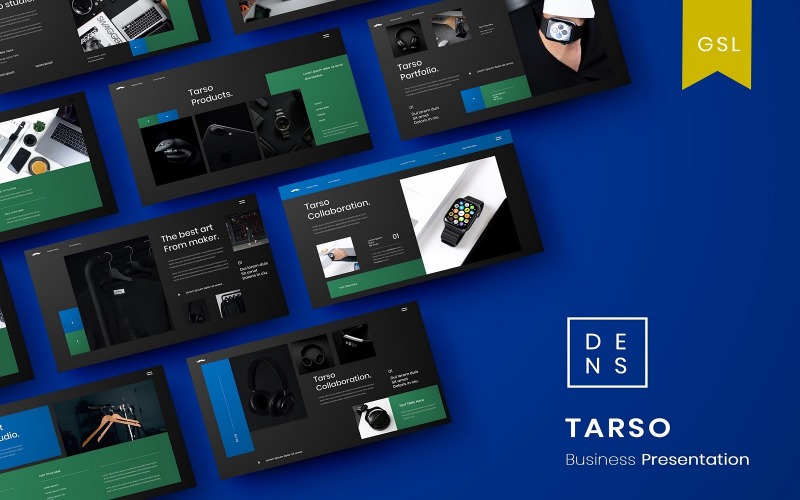 Tarso - Modello di diapositiva Google aziendale