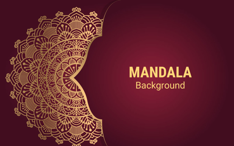 Mandala decorativa estilo Ramadán. Mandala para impresión, póster, portada, folleto, volante, pancarta
