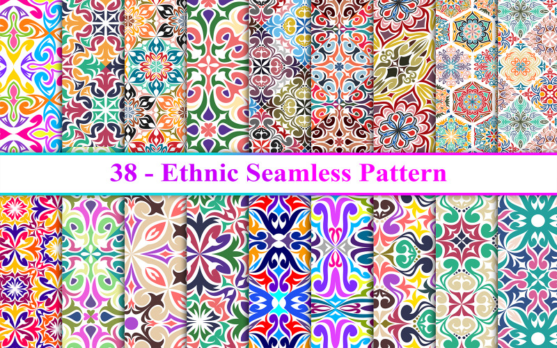Ethnic Seamless Pattern, Ethnic Pattern, Ethnic Background