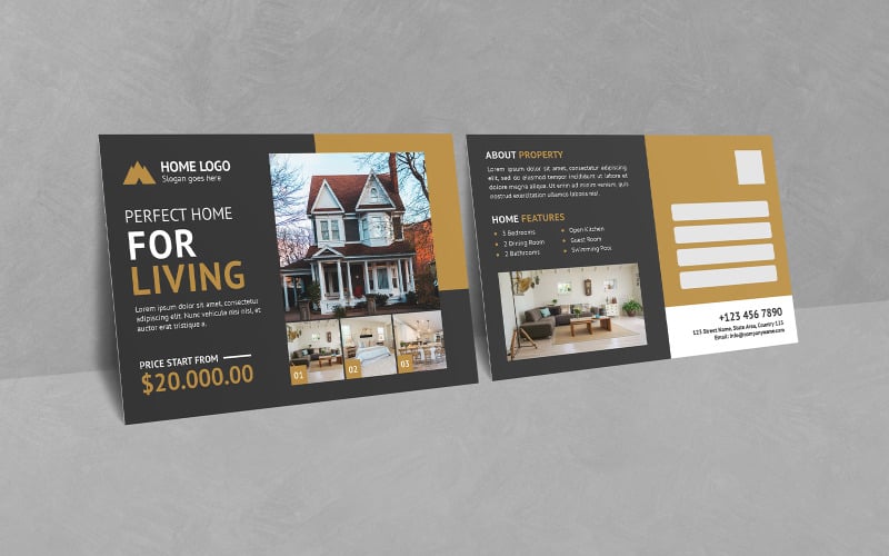 Image 4 for Real Estate Postcard Design Templates