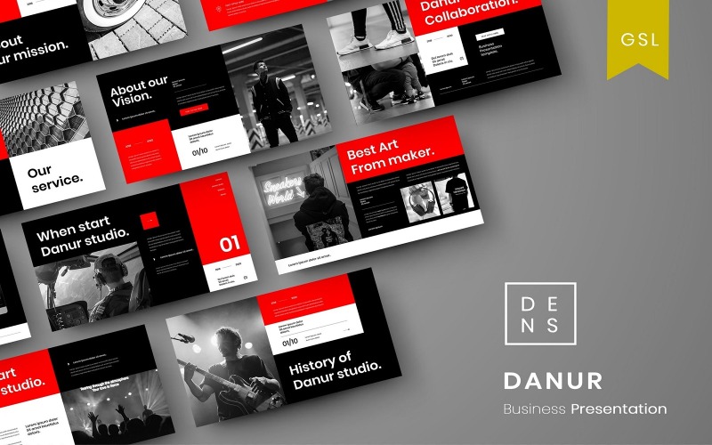 Danur - Google-diasjabloon voor bedrijven