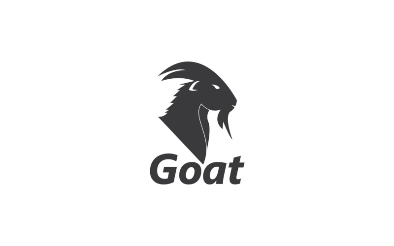 Goat Head Logo Vector Template 5 #271517 - TemplateMonster