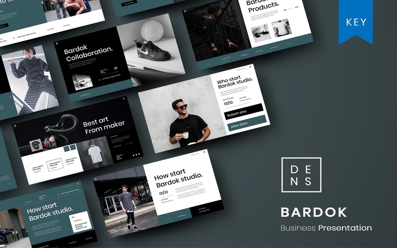 Bardok – Zakelijk Keynote-sjabloon