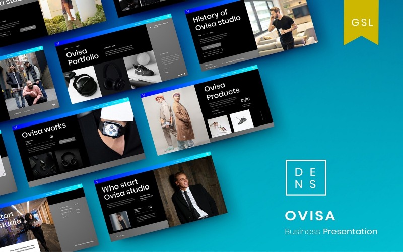 Ovisa - Zakelijke Google Slide-sjabloon