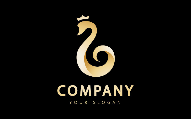 Swan Animal Logo En Vector Symbool V3