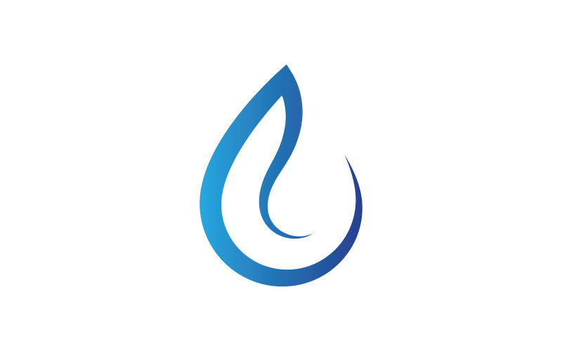 Water Drop Vector Logo symbol V3 #271713 - TemplateMonster