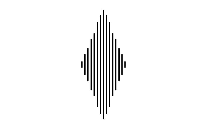 Égaliseur Vague Musique Son Logo Symbole Vecteur V13