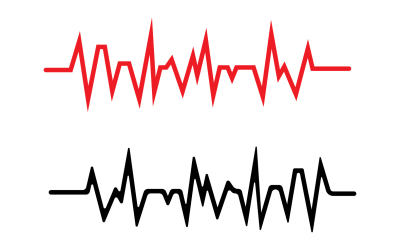 Эквалайзер Wave Music Sound Logo Symbol Vector V3