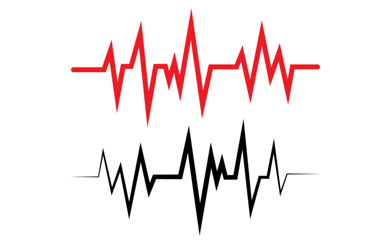 Equalizer Wave Muziek Geluid Logo Symbool Vector V2