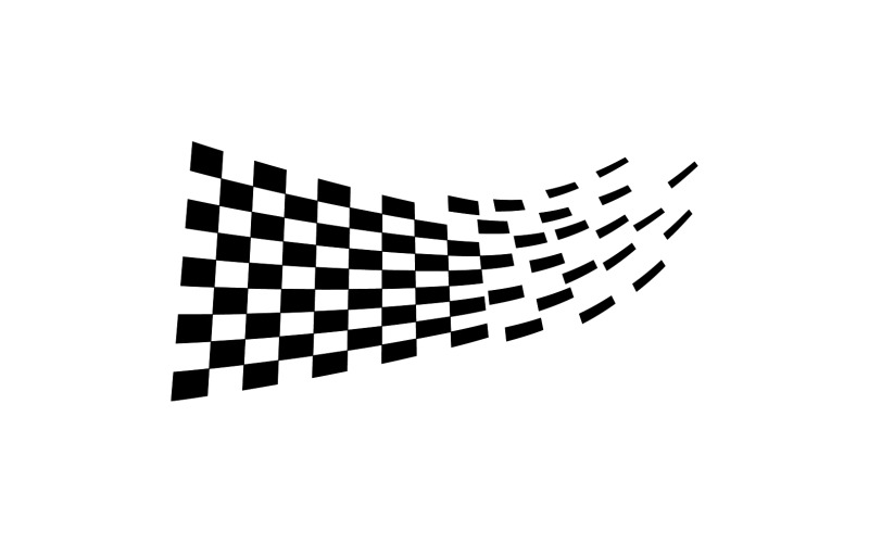 Versenyzászló Start vektoros logósablon V5