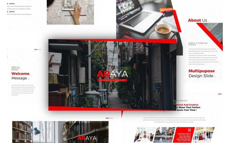 Araya - Multipurpose Powerpoint Presentation Templates