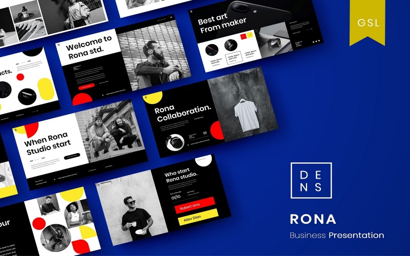 Rona - Modelo de slides do Google para negócios