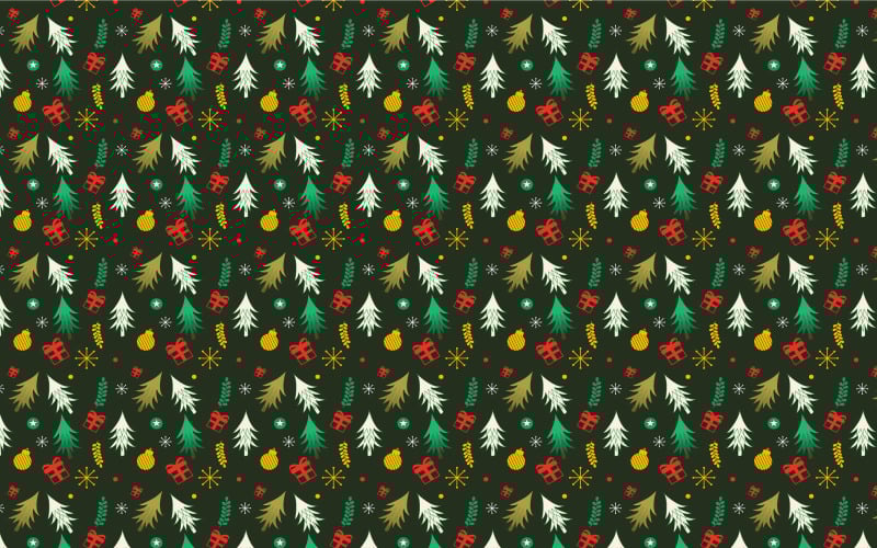 Beau vecteur de motif de Noël