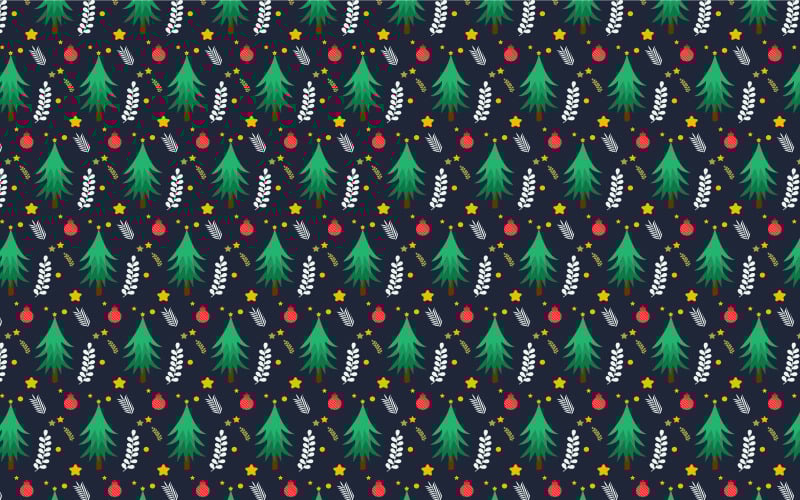 Christmas pattern decoration vector