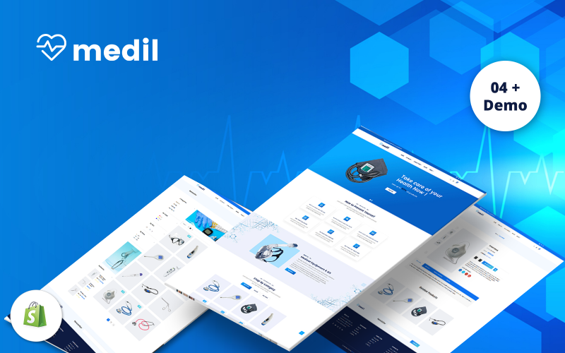 Gts Medil — Shopify Тема для медицинского магазина