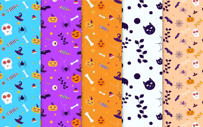 Страшно Хеллоуїн візерунок bundle вектор