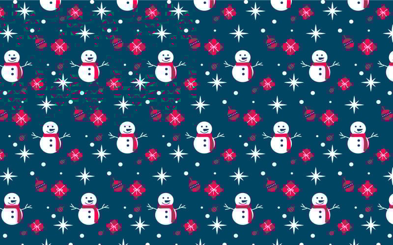 Vetor de padrão de fundo de Natal