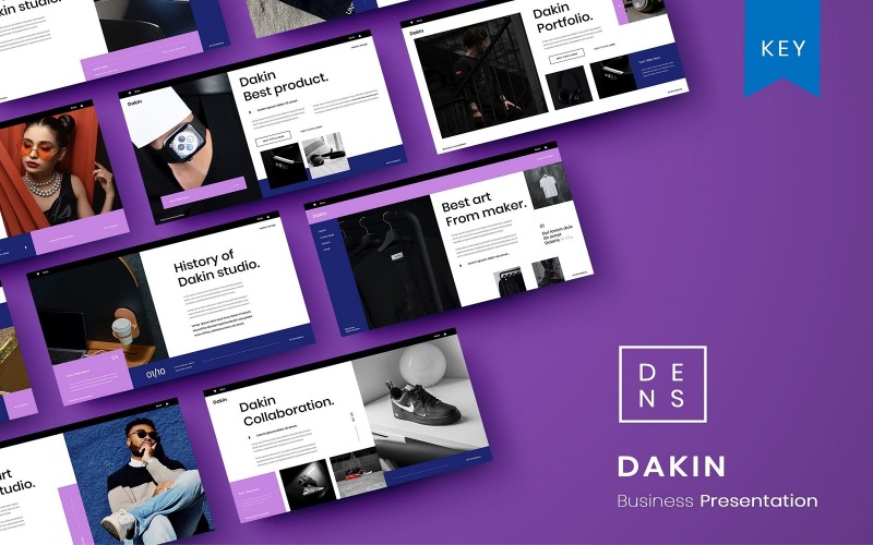Dakin – Zakelijke Keynote-sjabloon