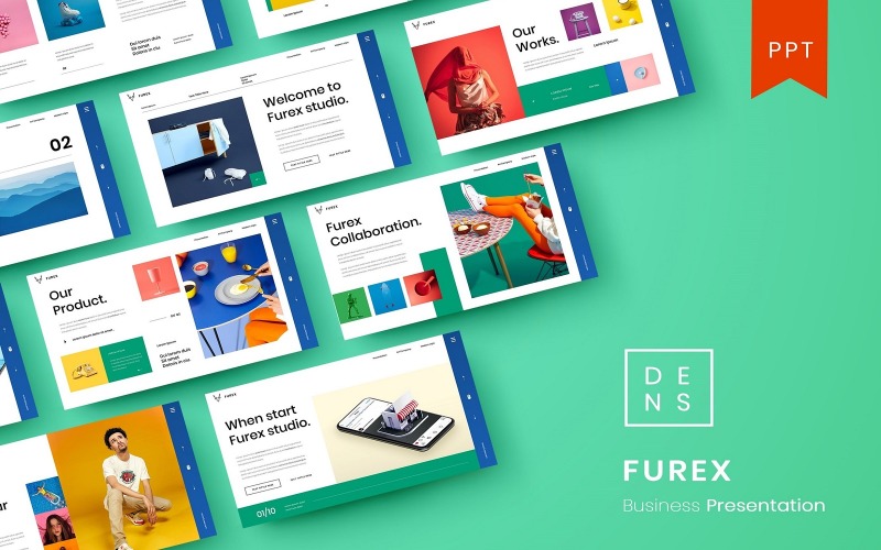 Furex – Modèle PowerPoint d'entreprise