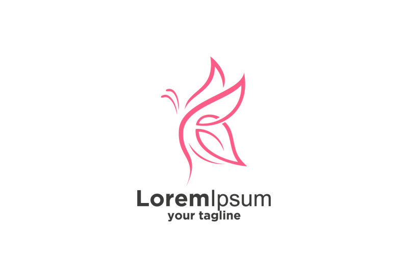 Flying Butterfly Shapes Flat Style #272760 - TemplateMonster