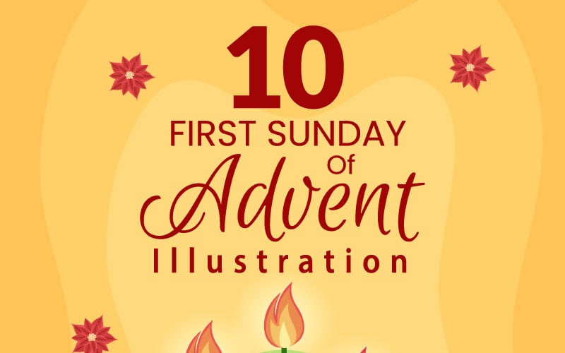 10 Erster Adventssonntag Illustration
