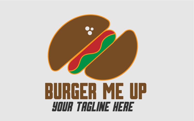 Logotipo de cafetería o restaurante de comida rápida